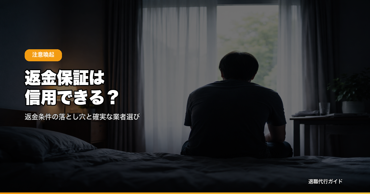 返金保証は信用できる？